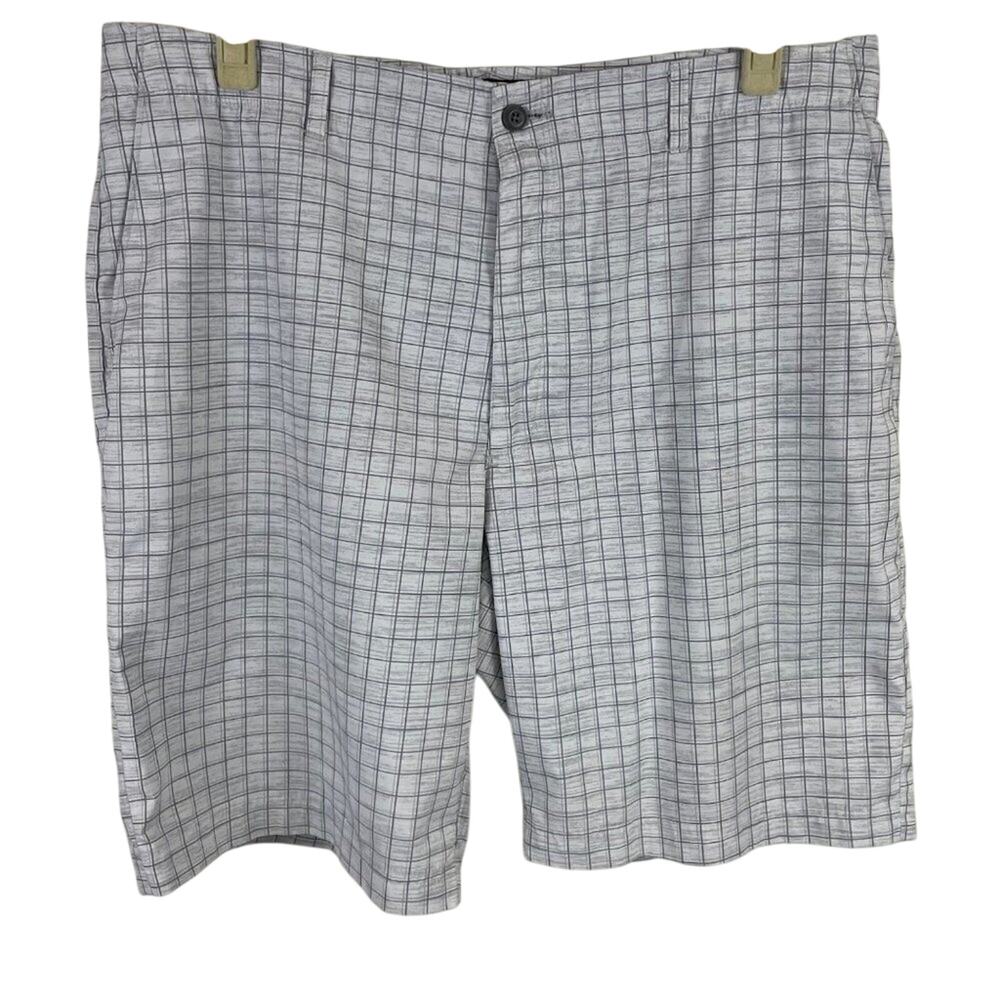 Nicklaus Jack Nicklaus Gray Plaid Golf Shorts Size 38
